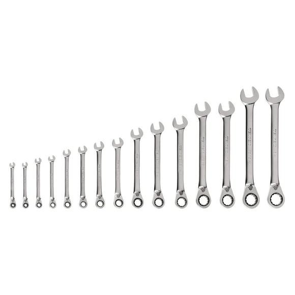 TEKTON Reversible 12-Point Ratcheting Combination Wrench Set 15-Piece (1/4-1 in.) | WRC94001