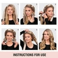 thumbnail image 5 of Jumbo Hair Roller,Heatless Curls Overnight Hair Curler to Sleep in Soft Large Jumbo Hair Rollers Flexi Rods for Long Hair Blowout Look Big Curl,No Heat Overnight Curls Satin Heatless Curling Rod Set, 5 of 7