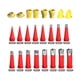 thumbnail image 3 of Universal Integrated Rubber Nozzle Kit 2024 New Cartridge Nozzles In Various Sizes Clear Rubber Nozzles 24Pcs, 3 of 9