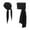Black, variant on Abbraccia Pirate Head Scarf Hat Dress up Pirate Bandana for Role Play Photography Birthday Dark Red