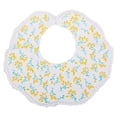 thumbnail image 4 of Baberos para eructos de baba hechos a mano, Baberos de alimentación de encaje, babero de baba ajustable suave, babero de algodón para niños pequeños, Flor, 4 of 9