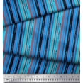 thumbnail image 3 of Soimoi Poly Georgette Fabric Dot & Stripe Print Fabric by Yard 42 Inch Wide, 3 of 5