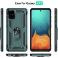 thumbnail image 2 of A71 4G Case, Samsung Galaxy A71 4G Case [ Military Grade ] Shock-Absorption Bumper Cover Anti-Scratch Case with Ring Car Mount Kickstand for Samsung Galaxy A71 4G - Teal, 2 of 12