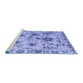 thumbnail image 2 of Ahgly Company Machine Washable Indoor Rectangle Abstract Blue Modern Area Rugs, 8' x 12', 2 of 4
