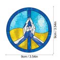 thumbnail image 3 of Ganfancp Acrílico Pintado Peaceful Sunshine Translúcido Ornamento Decoración Ventana Ofertas Flash Liquidación 1X Colgante, 3 of 7