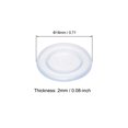 thumbnail image 2 of Uxcell Soft 0.71" x 0.08" Bumpers Cylindrical Pads for Glass Table Top 20 Pack, 2 of 5