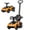 Orange#5, variant on Kids Bike Unicorn Baby Rocking Horse Toy for Kids with Lullaby Song, Plush Ride on Horse with Heavy-Duty Support System, Interactive Toy Pretend Play Toy for Toddlers,Boys Bike