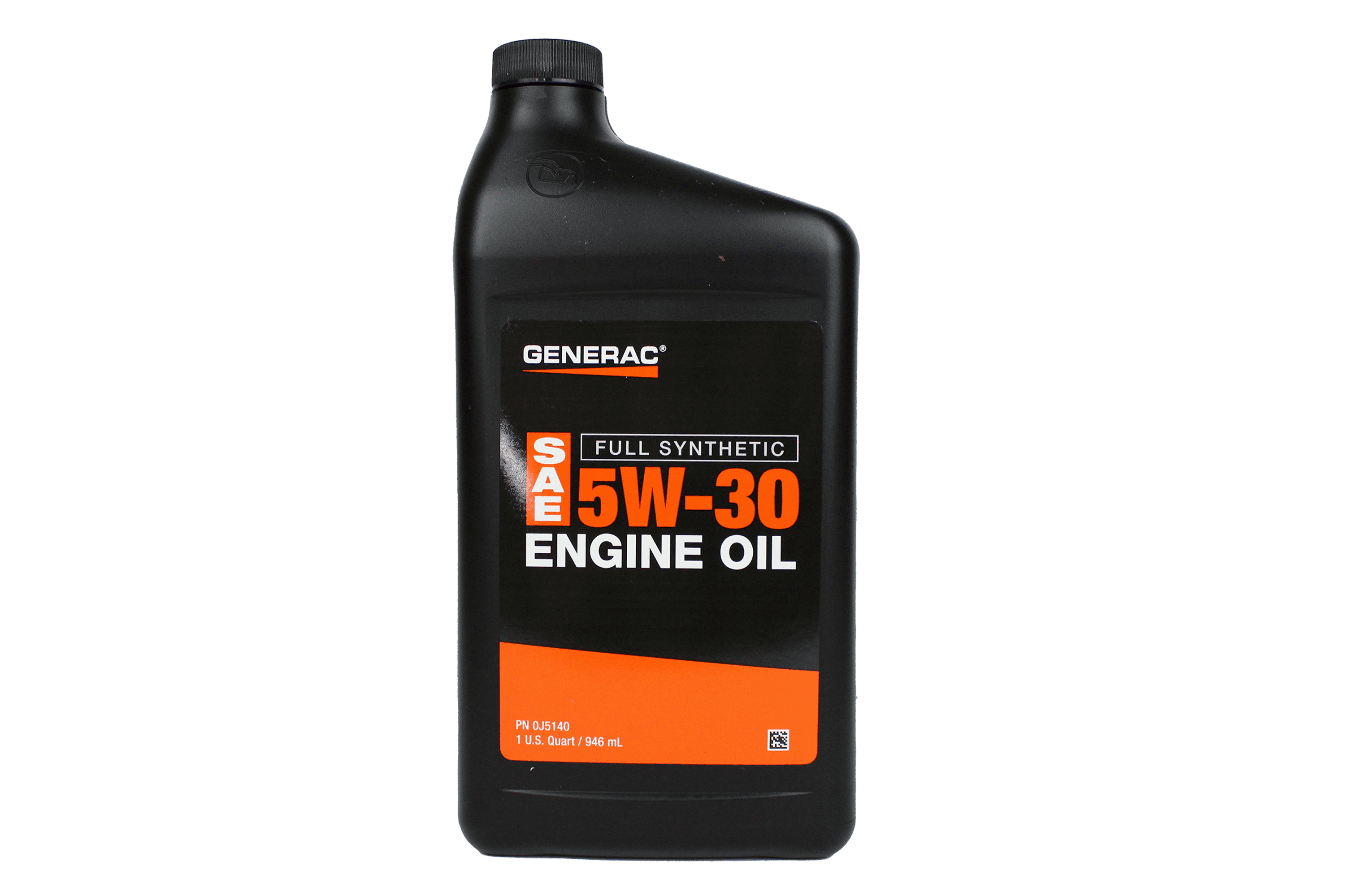 Generac Full Synthetic Motor Oil 5W-30 SN | Outstanding Viscosity Stability, Superior Engine Protection, Reduces Friction, Prevents Sludge | Extended Your Generator Engine Life| API SN Certified