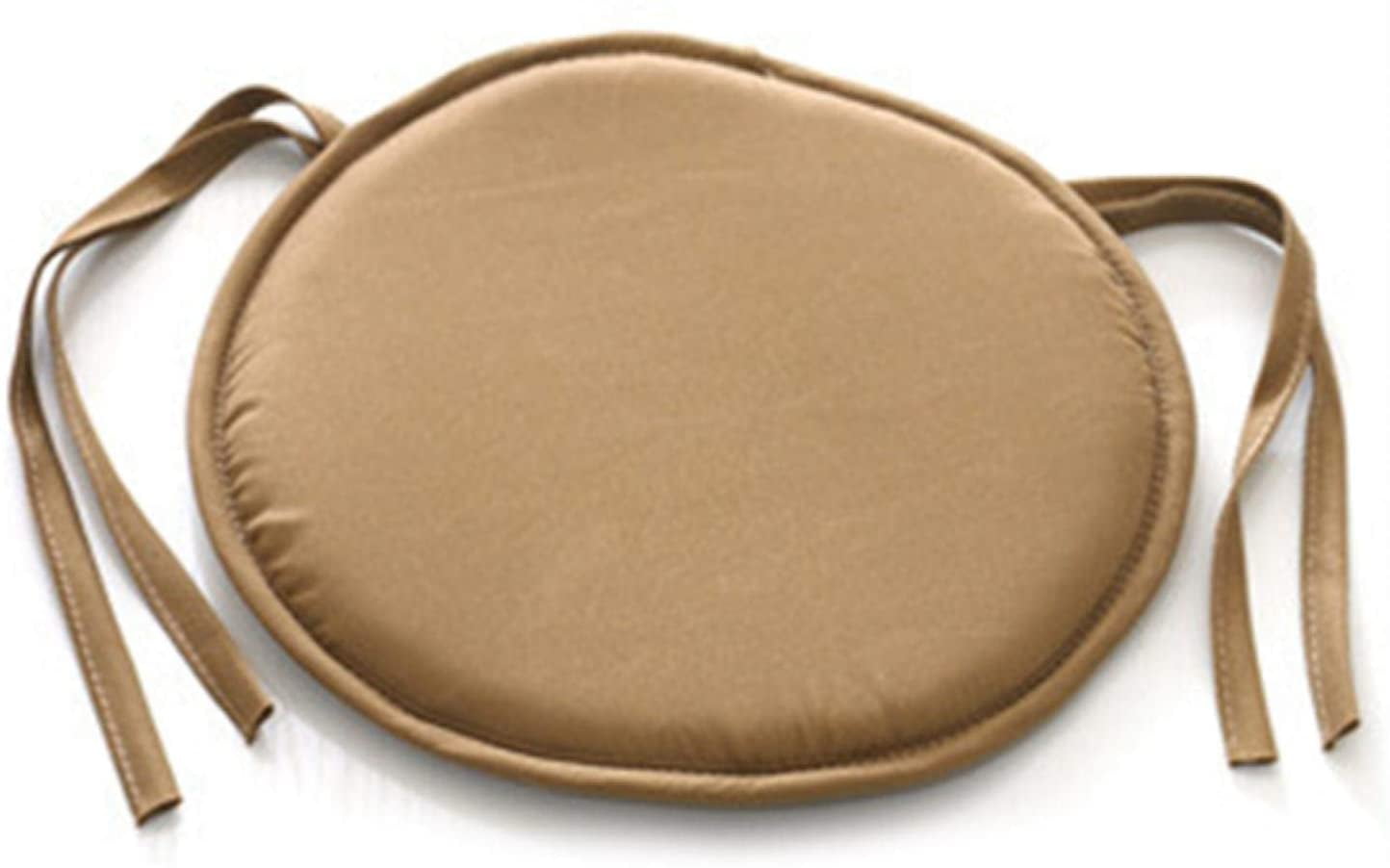Round Seat Cushion, Home Chair Cushion with Ties, Dining Removable