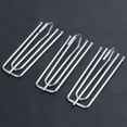 thumbnail image 5 of 40 Pcs Window Treatment Metal Pleat Drapes Curtain Hooks - Silver Tone, 20 Pcs 4 Prongs Pinch & Single Pinch, 5 of 9