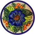 thumbnail image 2 of Polish Pottery 3½-inch Bowl (Blue Bouquet Theme) Hand Painted in Boleslawiec, Poland + Certificate of Authenticity, 2 of 6