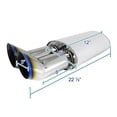 thumbnail image 2 of Spec-D Tuning Double Silencieux d'Échappement en Titane 3 Pouces Dtm, 2 of 2