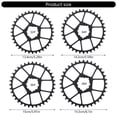 thumbnail image 3 of Chainring 3mm Offset Direct Mounted Mountain Bike Chainring 32/34/36/38T Narrow Wide Chainring for Bicycles Crankset, 3 of 9