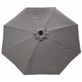 thumbnail image 3 of Donglin 93.5" Gray Octagon Market and Lighted Patio Umbrella with Solar Lights, 3 of 8