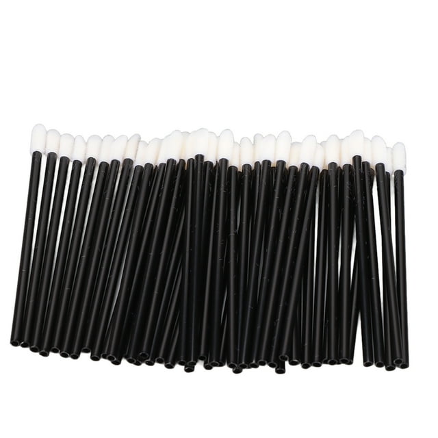 Disposable Lip Brushes, Strong Grasping Ability Safe Disposable Soft Touch Disposable Lip Gloss Brush for Lip Makeup
