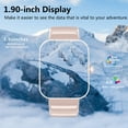 thumbnail image 5 of Nkmbld HD Rugged Smart Watch 1.9 inch High-Definition Large Screen with Multi Theme Style 100+ Dial Message Reminder 50+sports Smartwatch, Pink, 5 of 8