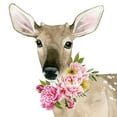 thumbnail image 2 of Popp, Grace 20x20 White Modern Wood Framed Museum Art Print Titled - Deer Spring II, 2 of 4