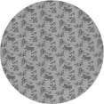 thumbnail image 1 of Ahgly Company Indoor Round Patterned Gray Cloud Gray Area Rugs, 8' Round, 1 of 6