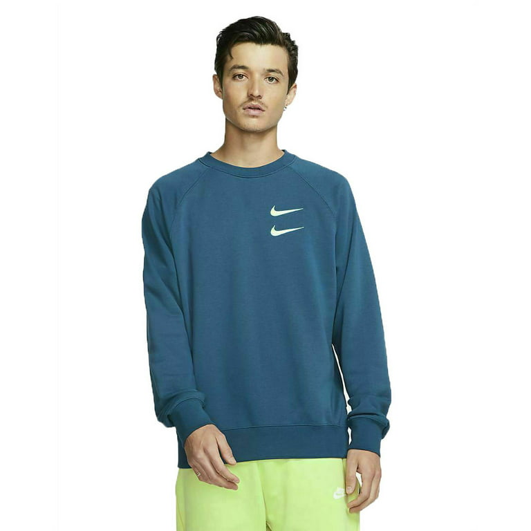 Representar Creo que estoy enfermo Armada Nike Men's Double Swoosh Sportswear French Terry Crew Sweatshirt -  Walmart.com