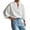 White, variant on Deep V Neck Shirts for Men Bell 3/4 Sleeves Tee Shirts Funky Casual Streetwear Tee Tops Comfort Breathable Tops for Beach Vacation White S
