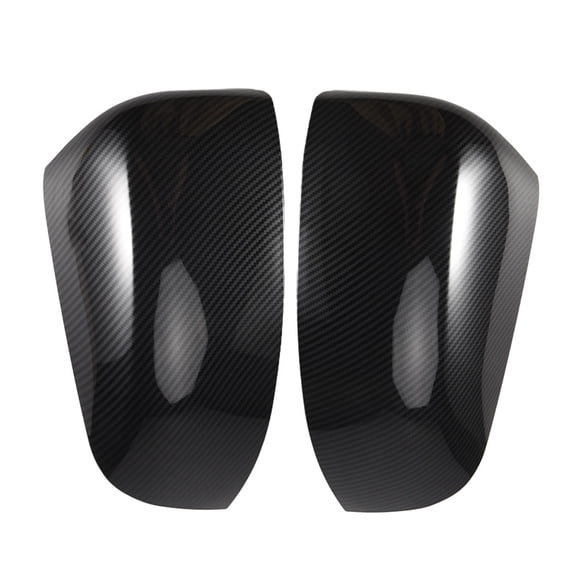 2 x Door Mirror Cover-carbon fiber color