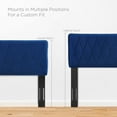 thumbnail image 4 of Headboard, King Size, Velvet, Blue Navy, Modern Contemporary Urban Design, Bedroom Master Guest Suite, 4 of 10