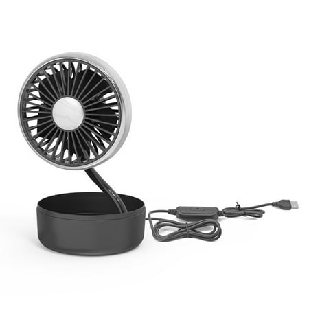 

IMSHIE Car Fan USB | Electric Car Cooling Fan | USB Charging Desktop Fan Summer Cooling Car Fan Car Accessories 360°Rotating Small Electric Fan Universal for Cars SUVs Trucks