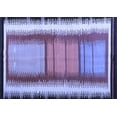 thumbnail image 1 of Ahgly Company Machine Washable Indoor Rectangle Southwestern Blue Country Area Rugs, 5' x 7', 1 of 4