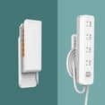 thumbnail image 2 of Punch-Free Socket Holder Board White,606 Punch Power Strip Holder Wall Mounted Power Strip Storage Cable Router Socket Power Strip,Socket Punch-Free Fixing Plate, 2 of 8