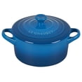 thumbnail image 1 of Le Creuset Cocotte Ronde Mini en Grès, 14 Oz, Marseille, 1 of 6