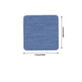 thumbnail image 3 of Iron-on Repair Patch ,Denim Patches for Jeans Kit ,Multi-purpose Cotton Assorted Shades of Blue Black Repair Decorating Kit 5 Pieces,Home Sewing Tool Accessories, 2.95''x2.95''(Blue2), 3 of 8