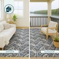 thumbnail image 5 of Addison Rugs Chantille Indoor/Outdoor Transitional Modern Navy Machine Washable Rectangle Rug, 5' x 7'6", 5 of 10