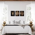 thumbnail image 4 of 3 Panels Wild Animals Canvas Wall Art Leopard Lion Tiger Paintings Poster Wildlife Pictures Art Prints Fierce Beast Wall Decor Stretched and Framed for Living Room Bedroom 12x16inchx3pcs, 4 of 4