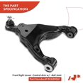 thumbnail image 6 of A-Premium 6Pcs Suspension Kit, Front Upper Lower Control Arm with Ball Joint, Outer Tie Rod End, Compatible with Toyota 4Runner 2003-2009 FJ Cruiser 2007-2009 Lexus GX470 2003-2009, 6 of 9