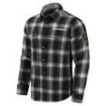 thumbnail image 2 of Men's Darius Rucker Collection by Fanatics Black Vegas Golden Knights Flannel Plaid Full-Snap Shirt, 2 of 6