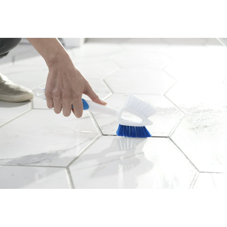  Bathroom Cleaning Brush with Wiper 2 in 1 Tiles