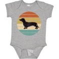 thumbnail image 3 of Inktastic Dachshund Dog Retro Sunset Boys or Girls Baby Bodysuit, 3 of 5