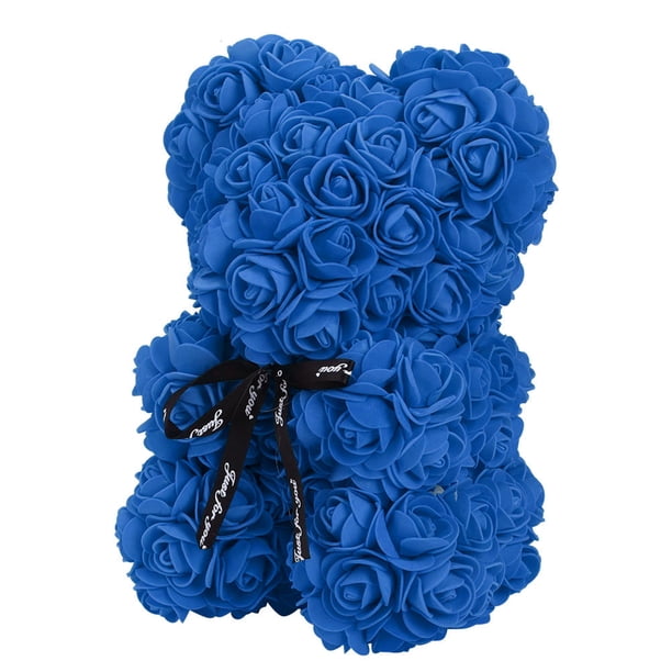 Oso De Rosa Artificial Con Forma De Oso, Rosa Artificial De Regalo Para El Día De La Madre, Con Publicidad De Decoración De Lazo Para El Día De San Valentín ANGGREK Descripción de la referencia