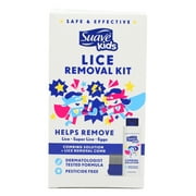 Suave Kids Lice Removal Kit, Safe & Effective Helps Remove Head Lice, Super Lice, & Eggs 4 oz