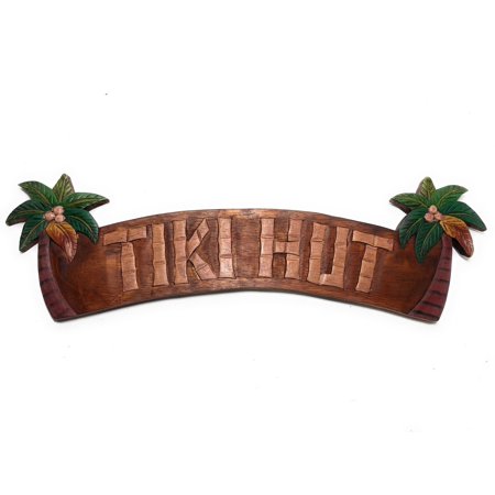- Tiki Hut Sign w/ Palm Trees 22