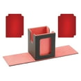 thumbnail image 1 of Esquirla Boîte Conteneur pour Jeu de Cartes de Baseball Protection de Cartes Résistante aux Rayures Rouge, 1 of 8