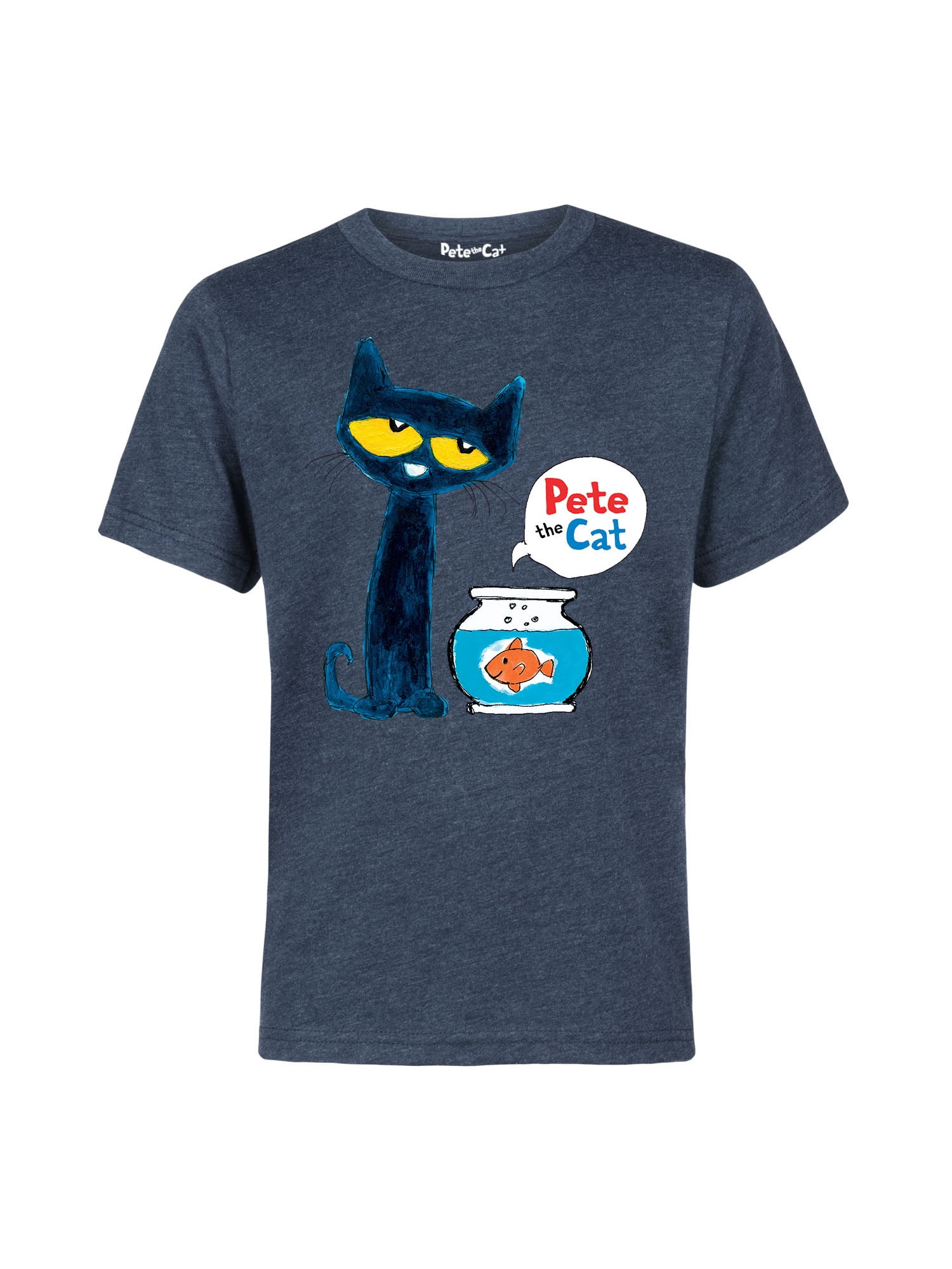 PETE THE CAT Pete the Cat Pete the Goldfish Youth Short Sleeve Graphic TShirt
