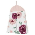 thumbnail image 3 of Sweet Jojo Designs Watercolor Floral Burgundy Pink and White 4 Piece Crib Bedding Set, 3 of 6