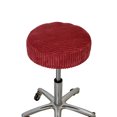 thumbnail image 2 of Espesar Cálido Robusto 30-40cm Round Bar Taburete Slip Cover Silla ín Del 01 30cm - Vino Sunnimix Funda de asiento de taburete redondo, 2 of 8