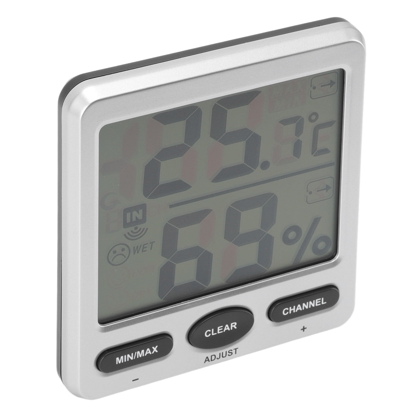 YAHHU Room Thermometer Large Screen Comfort Level Indicator 24 Hours Record High Accuracy Humidity Sensor for Indoor Outdoor