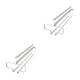 thumbnail image 4 of Estante para copas de vino Bearachild colgante de hierro sin perforaciones 2piezas Blanco, 4 of 6