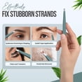 thumbnail image 2 of Lohol Professional Slant Tip Tweezers - Precision Stainless Steel Eyebrow Plucking Tool for Women and Men, Ingrown Hair Remover, Facial Hair Tweezers for Grooming (Olive Fog), 2 of 8