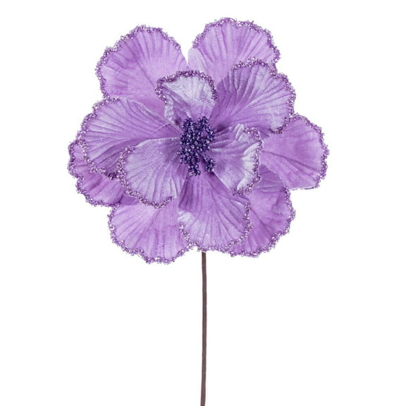 20" Lavender Magnolia 10" Flower 3/Bag