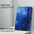 thumbnail image 5 of Fintie Universal Case for 7-8 Inch Tablet - Premium PU Leather Folio Cover with Hand Strap Pen Holder for 7", 7.9", 8" eReader, Starry Sky, 5 of 8