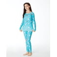 thumbnail image 4 of Beezizac Christmas Pajamas for Little & Big Girls Cotton Snug-Fit 2-Piece PJ Set Size 7, 4 of 7